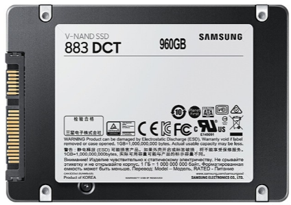 三星883 DCT 960GB MZ-7LH192NE<a href='/server_ssd/' target='_blank'><u><a href=